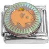 CT4036 Piggy Bank Pink Pig Italian Charm