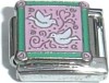 CT4044 Bird Pattern Italian Charm