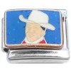 CT4059 Cowboy White Hat Italian Charm