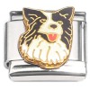 CT4115 Border Collie Dog Italian Charm