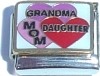 CT4154 Grandma Mom Daughter Italian Charm