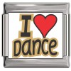 CT4178 I Love Dance Photo Italian Charm