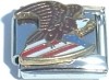 CT4214 Eagle and Shield Italian Charm