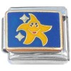 CT4238 Smiling Face Star Italian Charm