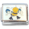 CT4239 Moving Bumble Bee Italian Charm