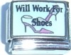 CT4256 Will Work for Shoes Italian Charm