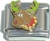 CT4305 Reindeer with Brown Nose Italian Charm