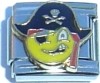 CT4325 Pirate Face Italian Charm