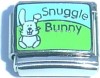Snuggle Bunny Italian Charm