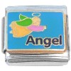 CT4360 Flying Guardian Angel Italian Charm