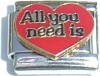 All You Need Is Love Italian Charm