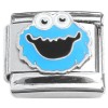 CT4434 Blue Puppet Face Cookie Italian Charm