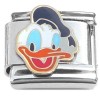 CT4453 Donald Duck Face Cartoon Italian Charm