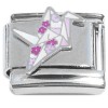 CT4468 Origami Bird Italian Charm