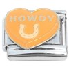 CT4521 Howdy Heart with Horseshoe Italian Charm