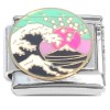 CT4620 Great Wave Mount Fuji Italian Charm