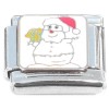 CT4642 Snowman Christmas Present Italian Charm
