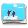 CT4651 Penguins Blue Italian Charm