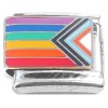 CT4662 Rainbow Pride Flag Italian Charm