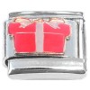 CT4663 Red Gift Box Present Italian Charm