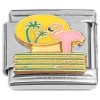 CT4736 Flamingo Palm Trees Italian Charm