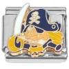 CT4745 Pirate Knife and Sword Italian Charm