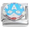 CT4796 Captain America Superhero Italian Charm