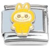 CT4899 Cute Monster Eyes Open Yellow Italian Charm