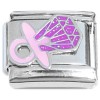 CT4999 Pink Purple Bling Ring Pop Italian Charm