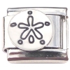 CT6682 Shiny Sand Dollar Sanddollar Italian Charm