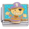 CT6729 Pirate Kid on Blue Italian Charm