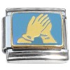 CT6753 Hands Clap High Five Italian Charm