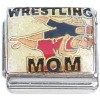 CT6775 Wrestling Mom on White Italian Charm