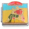 CT6790 Beach Chair Hat and Umbrella Italian Charm