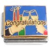 CT6826 Congratulations Glasses Toast Italian Charm