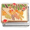 CT6833 Cornucopia Fall Harvest Thanksgiving Italian Charm