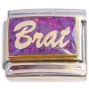 CT6840 Brat Purple Italian Charm