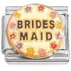 CT6848 Brides Maid Flowers Bridesmaid Italian Charm