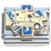 CT6865 Ambulance Medical Symbol Italian Charm