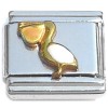 CT6893 Pelican Bird Italian Charm