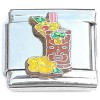 CT6926 Tiki Drink Tropical Cocktail Flower Italian Charm