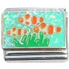 CT6947 Clown Fish Green Coral Italian Charm