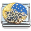 CT6975 Cats Moon and Stars Italian Charm