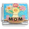 CT6986 Mom Vase of Flowers Italian Charm