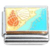 CT6999 Ocean Sea Shells Beach Wave Italian Charm