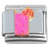 CT7074 Pink Tropical Cocktail Drink Cherry Italian Charm
