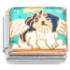 CT8722 Corgi Pomeranian Puppy Baby Dog Italian Charm