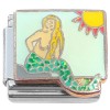 CT7156 Mermaid Sparkle Tail Sunshine Italian Charm