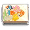 CT7170 Swimming Tropical Fish Colorful Italian Charm 