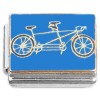 CT7199 Tandem Bike Blue Italian Charm 